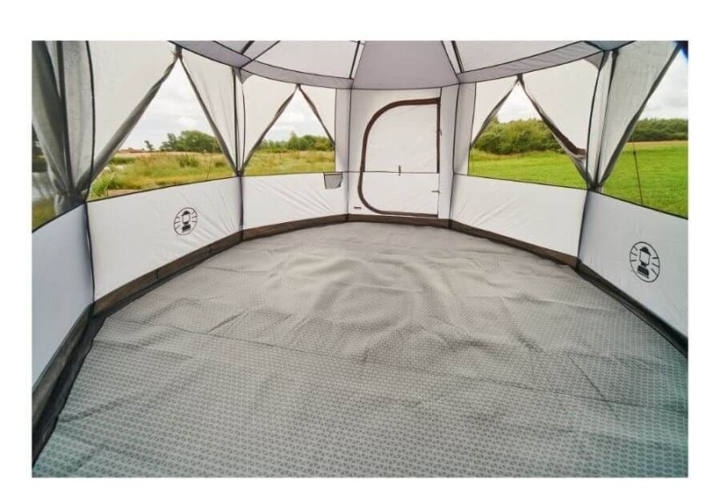 6 Person Octo Tent With 6 Single Airbeds