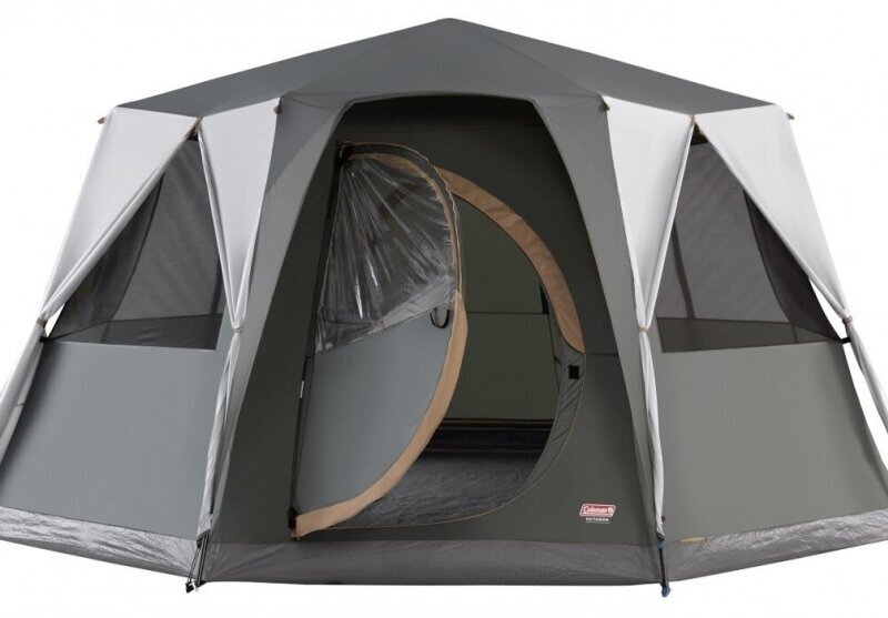 6 Person Octo Tent With 6 Single Airbeds